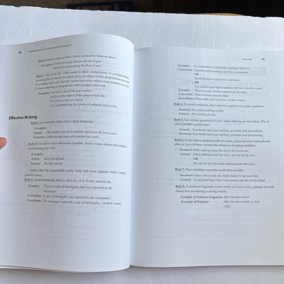 The Blue Book of Grammar and Punctuation by Jane Straus Paperback Textbook - Picture 9 of 12